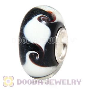 925 sterling silver single core Charm Jewelry glass beads