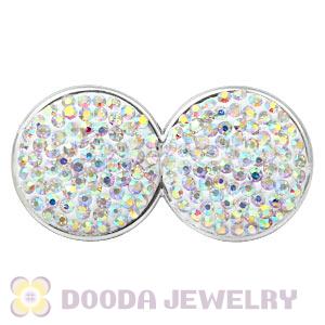 Handmade CCB Pave Crystal Beads For Bracelets Wholesale