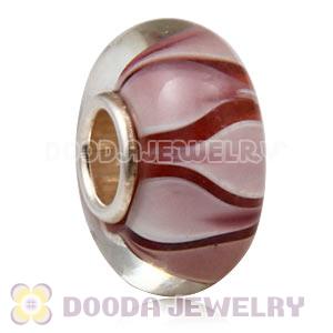 925 sterling silver single core Charm Jewelry glass beads