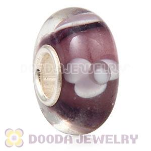 925 sterling silver single core Charm Jewelry glass beads