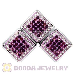Handmade CCB Pave Crystal Beads For Bracelets Wholesale