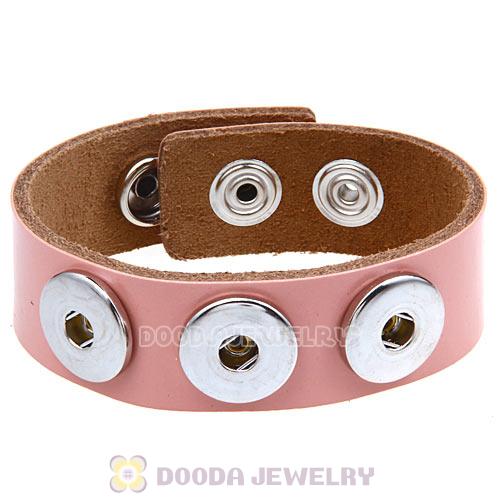 Pink Noosa Amsterdam Leather Bracelet Nude Wholesale