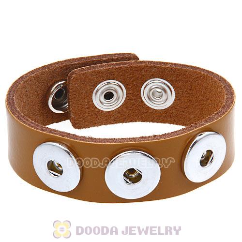 Light Brown Noosa Amsterdam Leather Bracelet Nude Wholesale