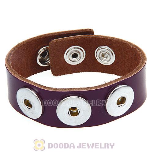 Purple Noosa Amsterdam Leather Bracelet Nude Wholesale