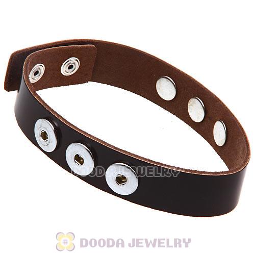 Dark Brown Noosa Amsterdam Leather Necklaces Nude Wholesale