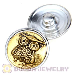 Cheap Gold Plated Alloy Metal Noosa Chunks Button Wholesale