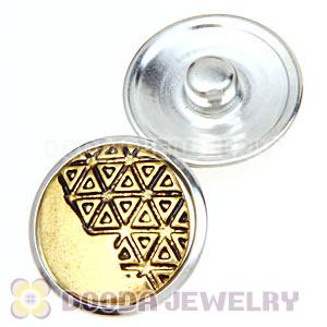 Cheap Gold Plated Alloy Metal Noosa Chunks Button Wholesale