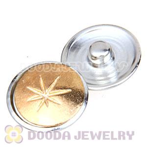 Cheap Gold Plated Alloy Metal Noosa Chunks Button Wholesale