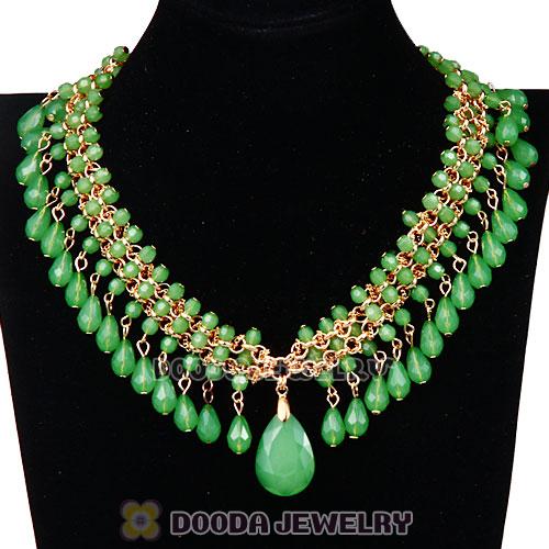 Chunky Costume Jewelry Resin Plastic Bubble Bib Necklace Wholesale