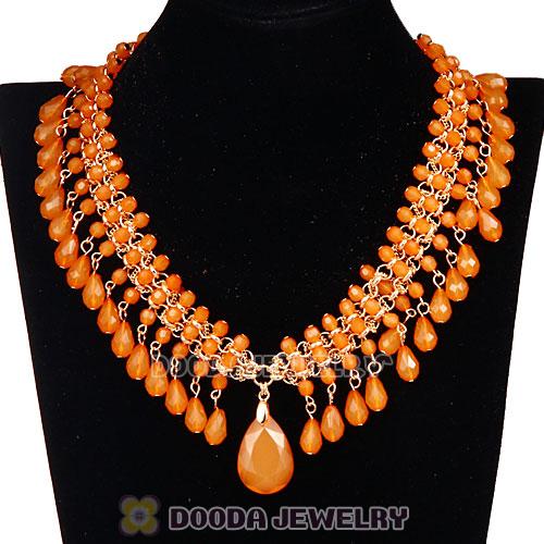 Chunky Costume Jewelry Resin Plastic Bubble Bib Necklace Wholesale