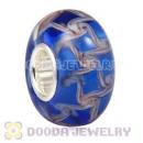 Top Class Jewelry Glass Beads with 925 sterling silver single core