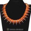 Gothic Punk Rock Jewelry Enamel Rivet Spike Choker Necklace