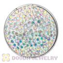 Handmade CCB Pave Black Crystal Beads For Bracelets Wholesale