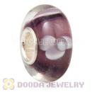 925 sterling silver single core Charm Jewelry glass beads