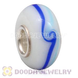 925 sterling silver single core Charm Jewelry glass beads