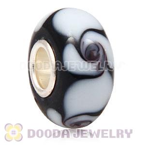 925 sterling silver single core Charm Jewelry glass beads