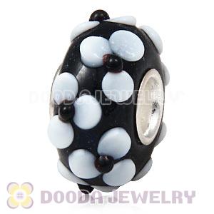925 sterling silver single core Charm Jewelry glass beads