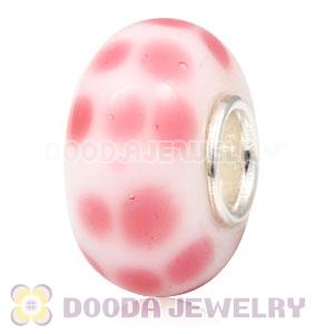925 sterling silver single core Charm Jewelry glass beads