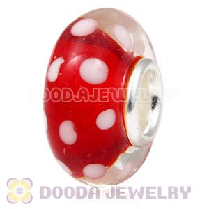 925 sterling silver single core Charm Jewelry glass beads