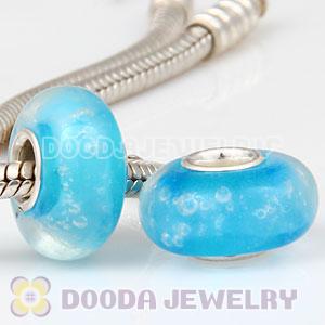 925 sterling silver single core Charm Jewelry glass beads