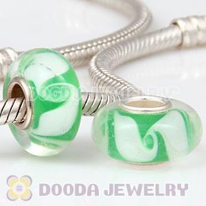 925 sterling silver single core Charm Jewelry glass beads