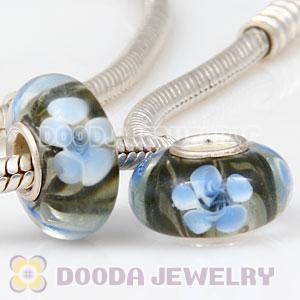925 sterling silver single core Charm Jewelry glass beads