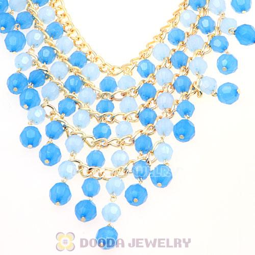 Acrylic Beaded Bubble Bib Costume Jewelry Necklace Wholesale