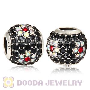 2013 European Sterling Silver Shimmering Blossom With Austrian Crystal Charm