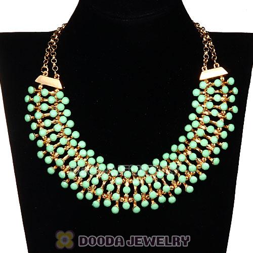 Fashion Resin Bubbles Bib Necklace Wholesale