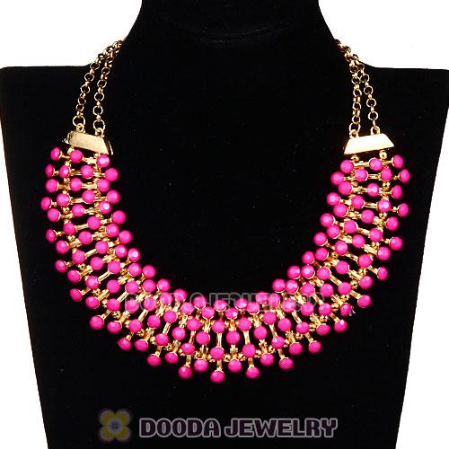 Fashion Resin Bubbles Bib Necklace Wholesale