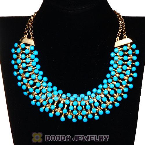 Fashion Resin Bubbles Bib Necklace Wholesale