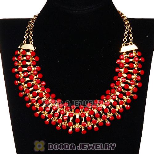 Fashion Resin Bubbles Bib Necklace Wholesale