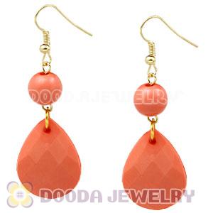 Fashion Hoop Orange Bubble Earrings Wholesale