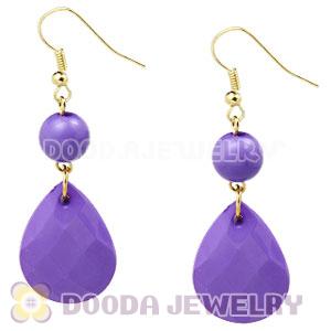 Fashion Hoop Lavender Bubble Earrings Wholesale