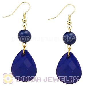 Fashion Hoop Navy Bubble Earrings Wholesale