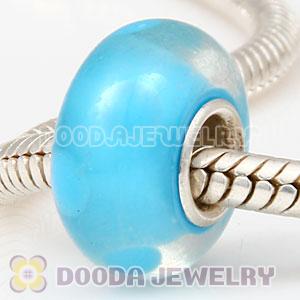925 sterling silver single core Charm Jewelry glass beads