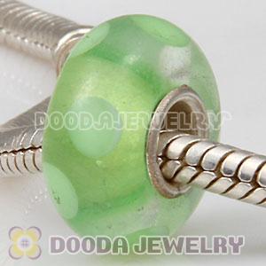 925 sterling silver single core Charm Jewelry glass beads
