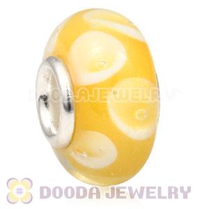 925 sterling silver single core Charm Jewelry glass beads