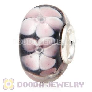 925 sterling silver single core Charm Jewelry glass beads