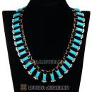 Resin Rhinestone Crystal Choker Collar Bib Necklace Wholesale