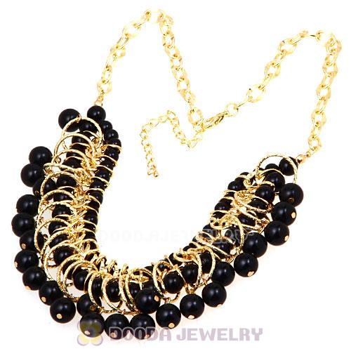 Luxury Imitation Pearl Bubble Bib Necklaces Wholesale