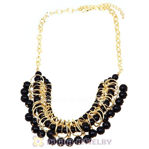 Luxury Imitation Pearl Bubble Bib Necklaces Wholesale