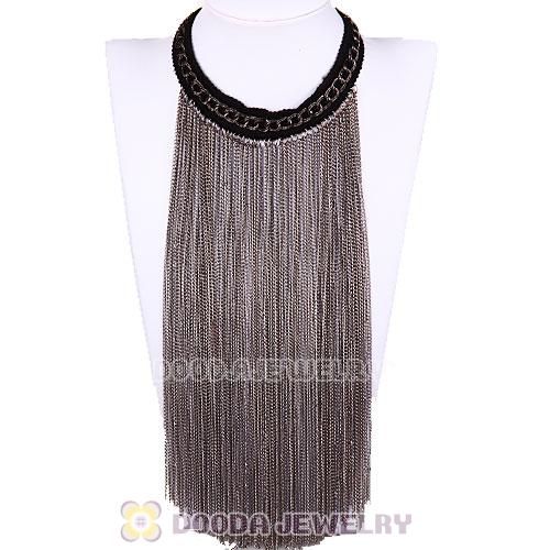Costume Jewelry Necklace Tassel Choker Collar Bib Necklace