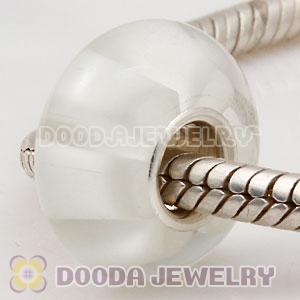 925 sterling silver single core Charm Jewelry glass beads