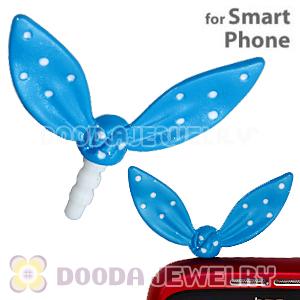 Wholesale Ribbonne Earphone Jack Accessory Plug Blue