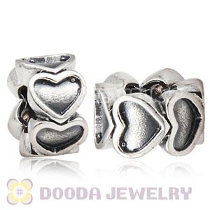 Solid Sterling Silver European Style Love to Love Beads and Charms