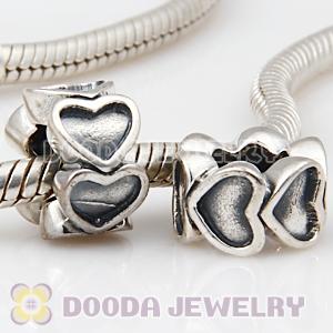 Solid Sterling Silver European Style Love to Love Beads and Charms