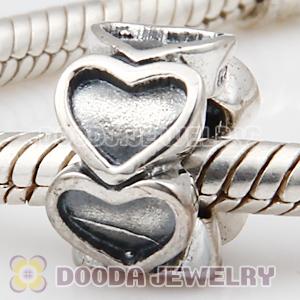 Solid Sterling Silver European Style Love to Love Beads and Charms