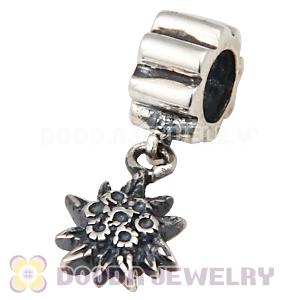 S925 Sterling Silver Jewelry Charms Dangle Flower