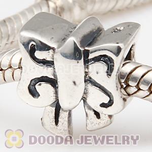 Solid Sterling Silver European Style butterfly Beads and Charms